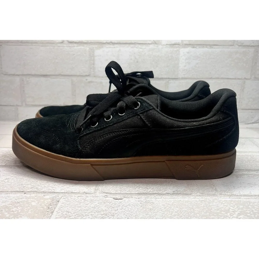 Puma CRey Lace Up  Mens Sz 12 Black Sneakers Casual Shoe 382880-05 - Picture 3 of 9